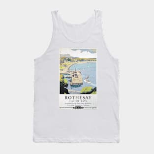 Rothesay, Isle of Bute, Scotland - Vintage Railway Travel Poster - 1948-1960 Tank Top